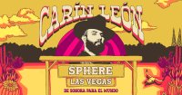 Carín León llega al Sphere Las Vegas Nevada